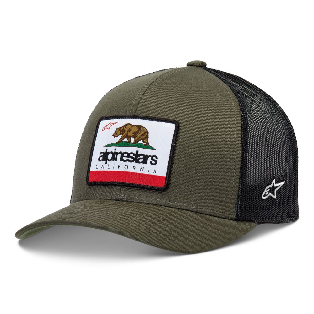 Alpinestars Cali 2.0 lippis musta/vihreä