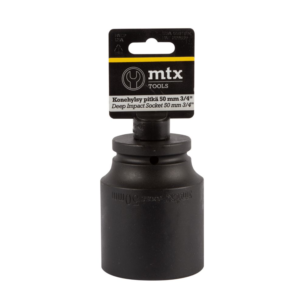 MTX Tools krafthylsa lång 3/4"