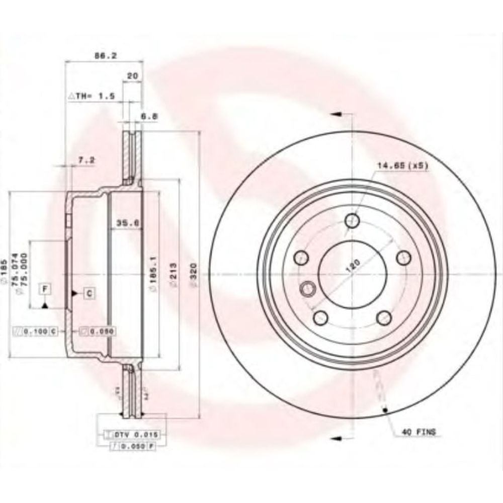 Bromsskiva 22-7230
