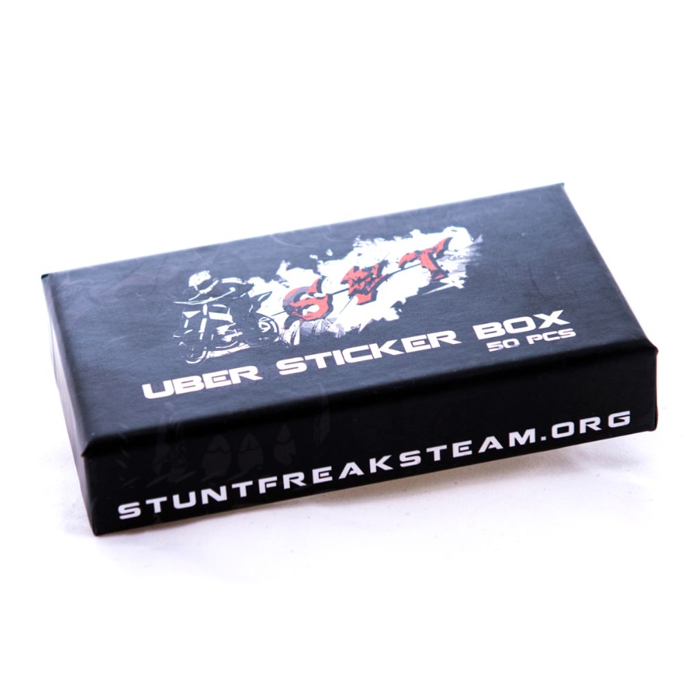 Stunt Freaks Team Uber Sticker Box 50 kpl