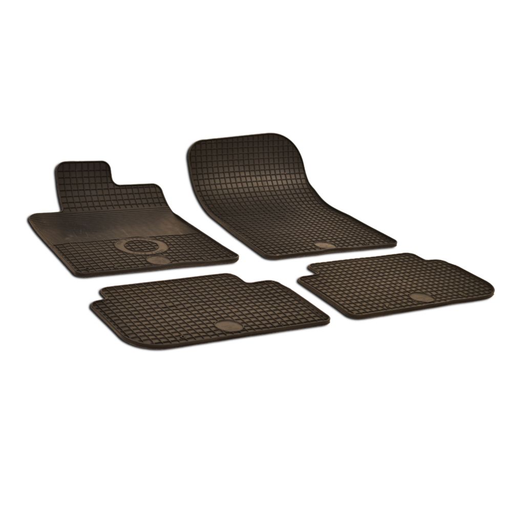 Kummimattide komplekt, Peugeot 407, 2004—2011, must