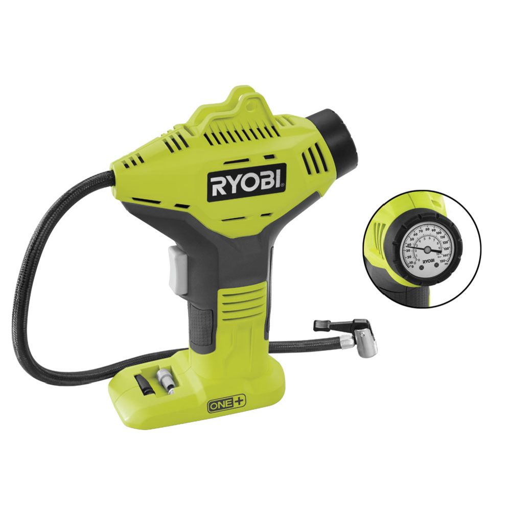 Ryobi ONE+ akkukäyttöinen renkaantäyttölaite R18PI-0 runko