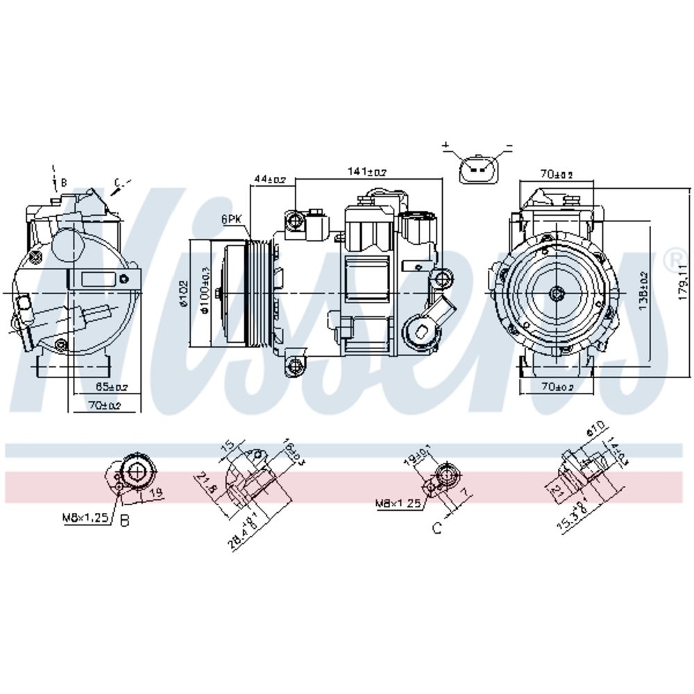 Ilmastointilaitteen kompressori 30-8449