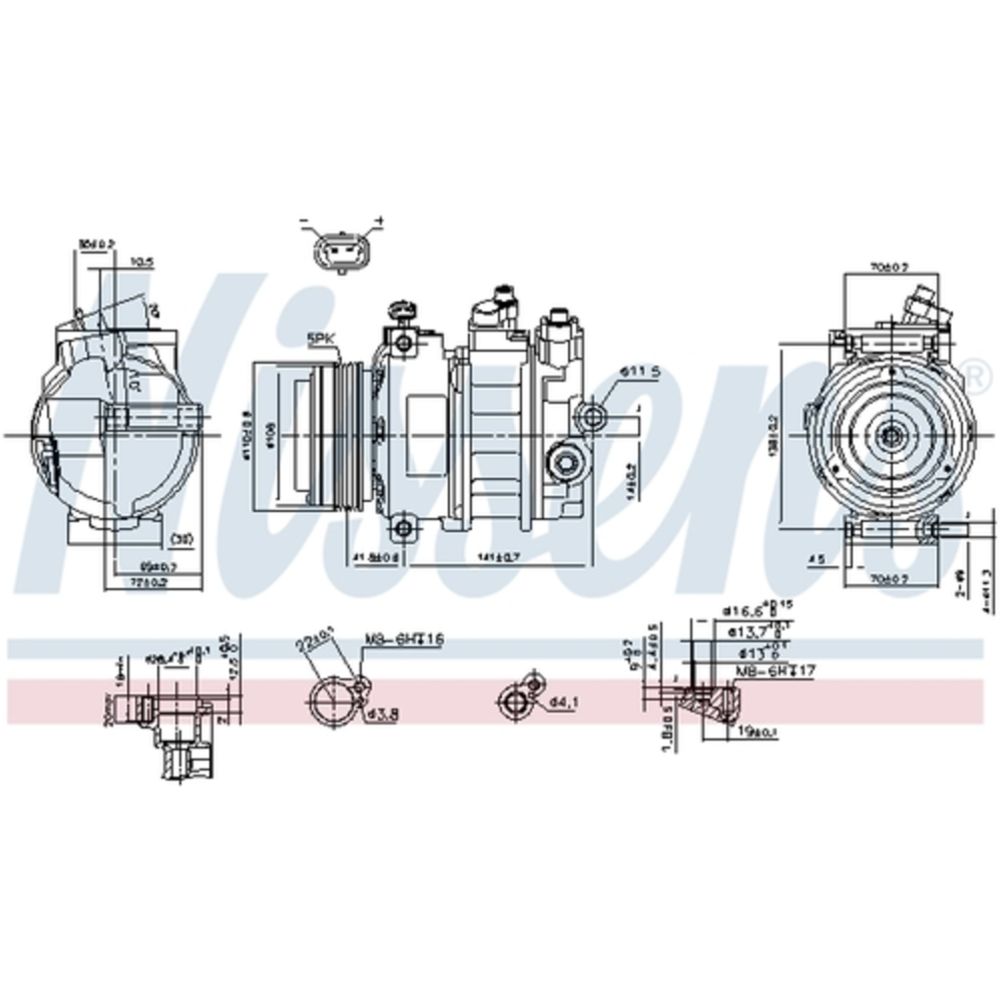 Ilmastointilaitteen kompressori 30-8166