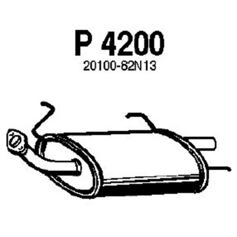 Takaäänenvaimentaja 14-4267
