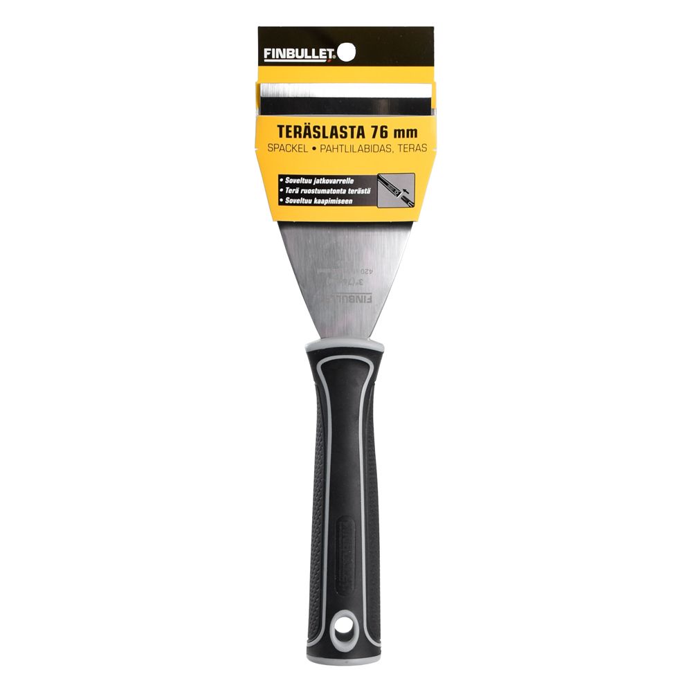 Finbullet stålspatel 76 mm