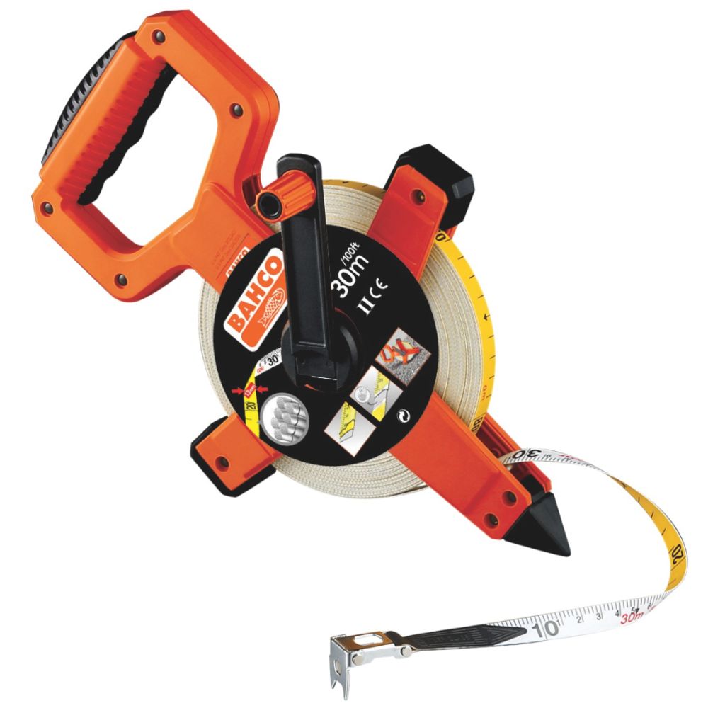 Bahco LTS-30 måttband glasfiber 30 m