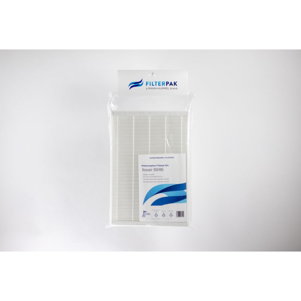 Filterpak Iloxair 89/86 pientalosuodatinpakkaus