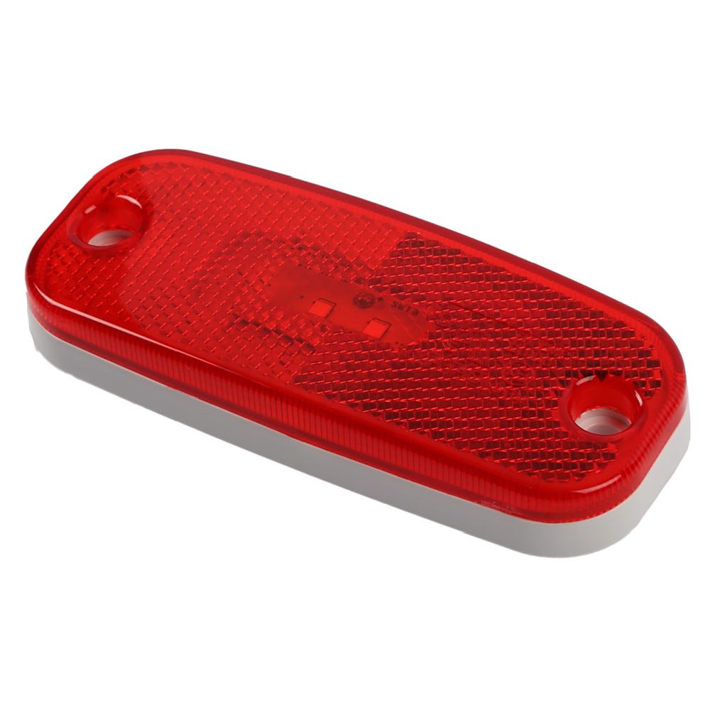 LED-äärivalo 12-24V pun. 111 x 46 mm