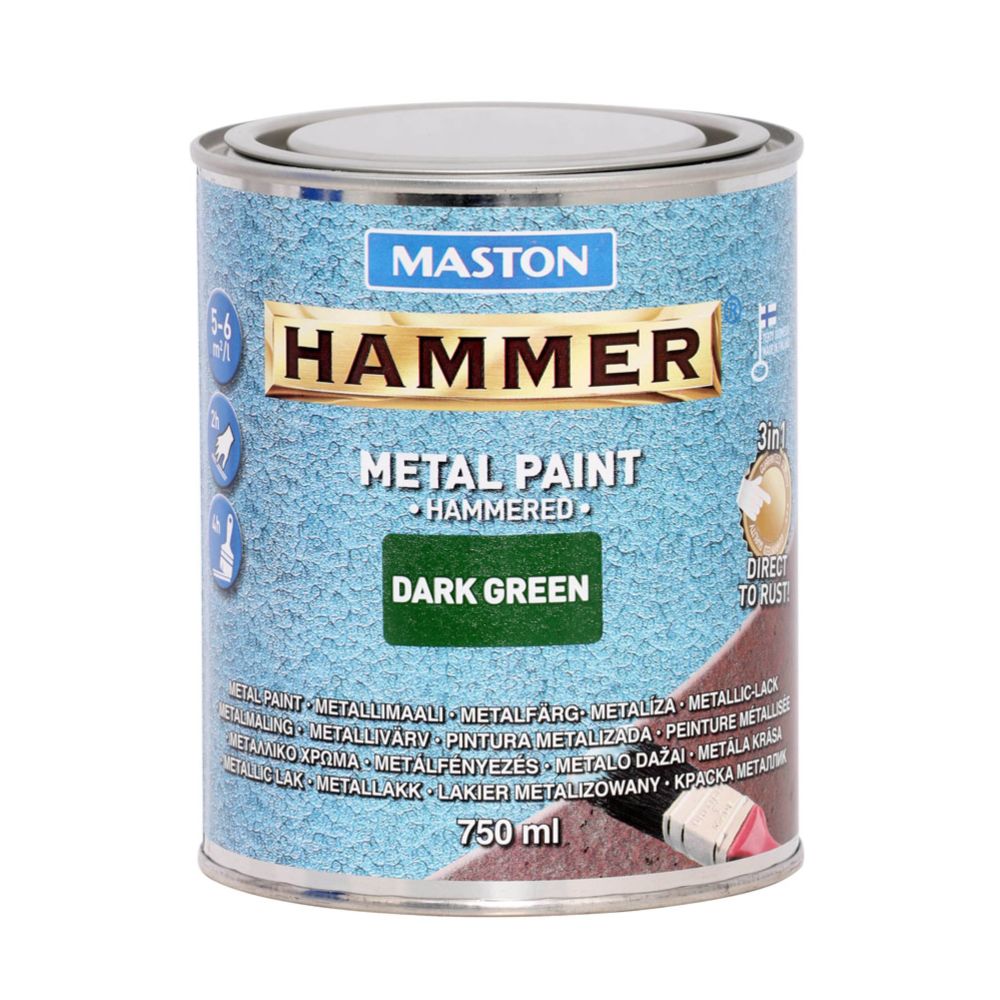Hammer Metallimaali Vasaralakka vihreä 750 ml