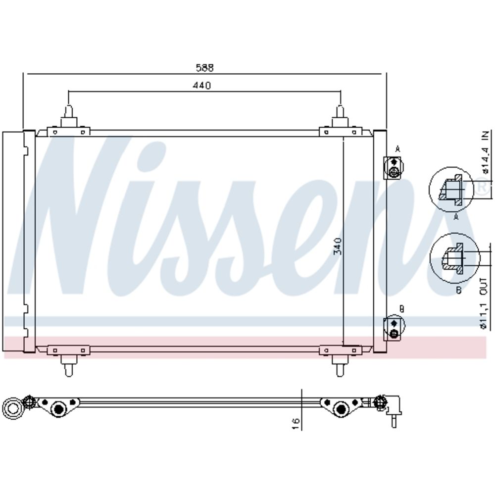 Kliimaseadme kondensaator 30-04429