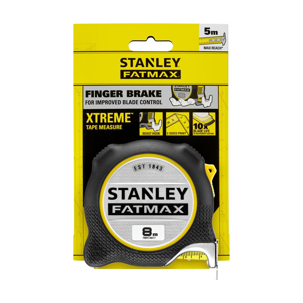 Stanley Fatmax Supercharge mõõdulint 8 m