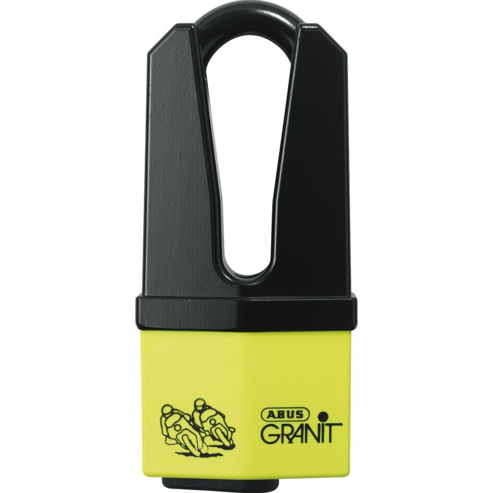 Abus Granit Quick 37/60HB70 pidurikettalukk, kollane/must