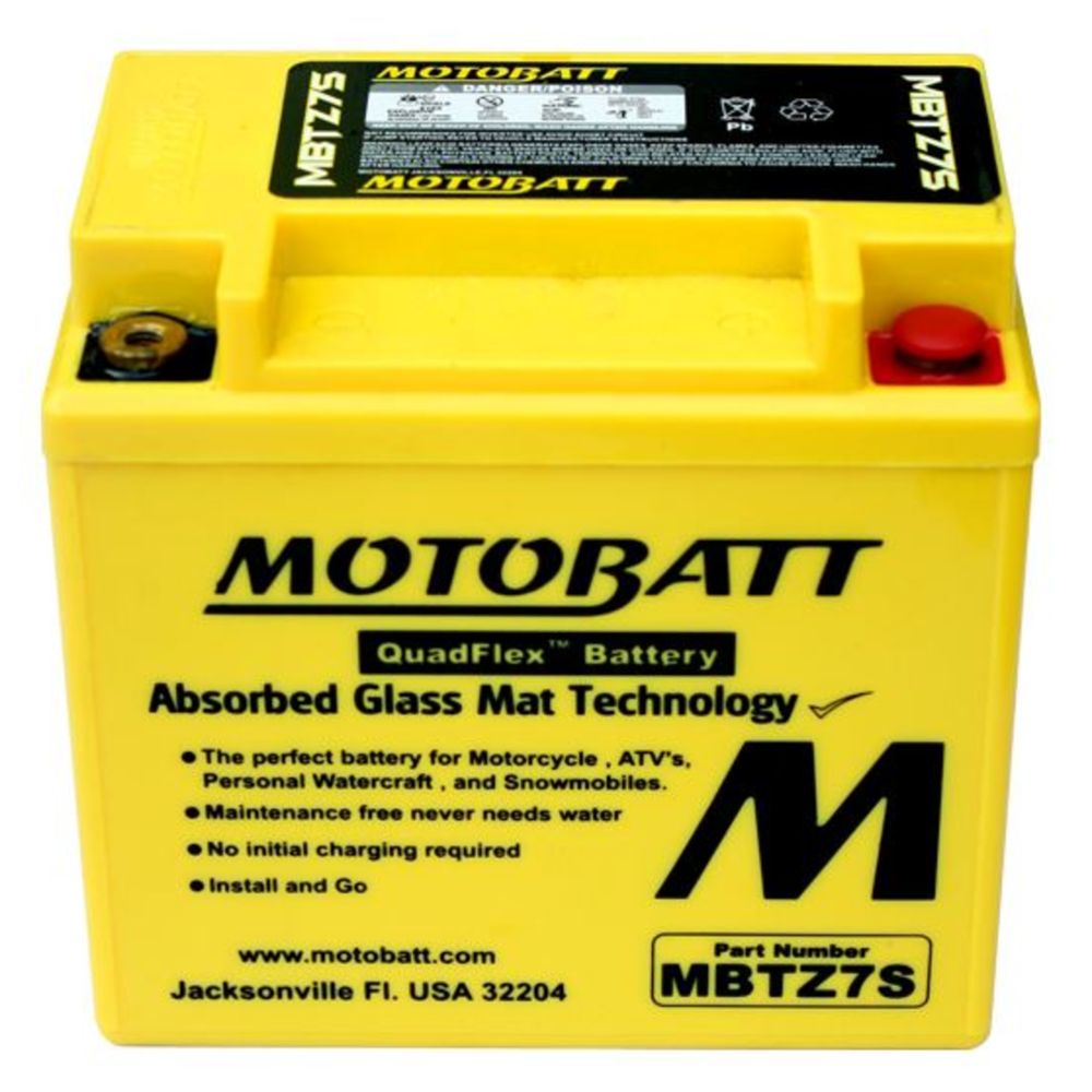 Motobatt MC-batteri 12 V 6 Ah MBTZ7S