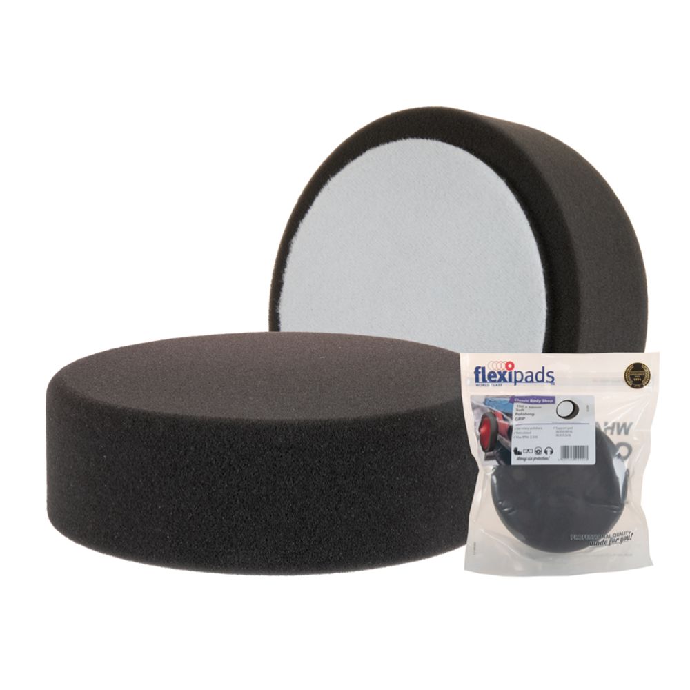 Flexipads kiillotussieni musta pehmeä ø150 x 50 mm