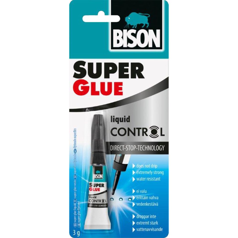 Bison Super Glue Control snabblim 3 g