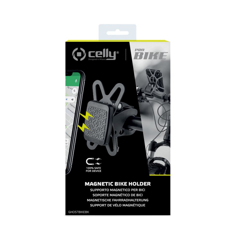 Celly magnetiga mobiilihoidik jalgratastele