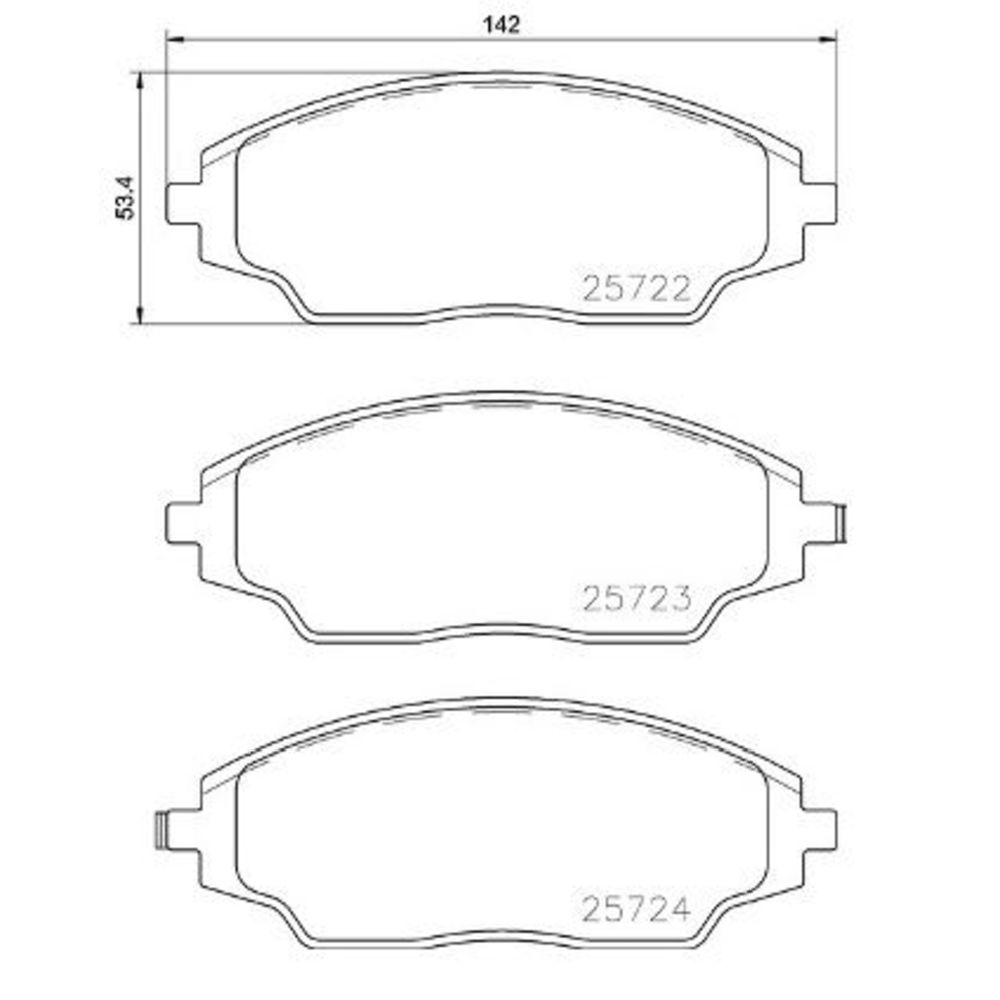 Piduriklotside komplekt 22-0540