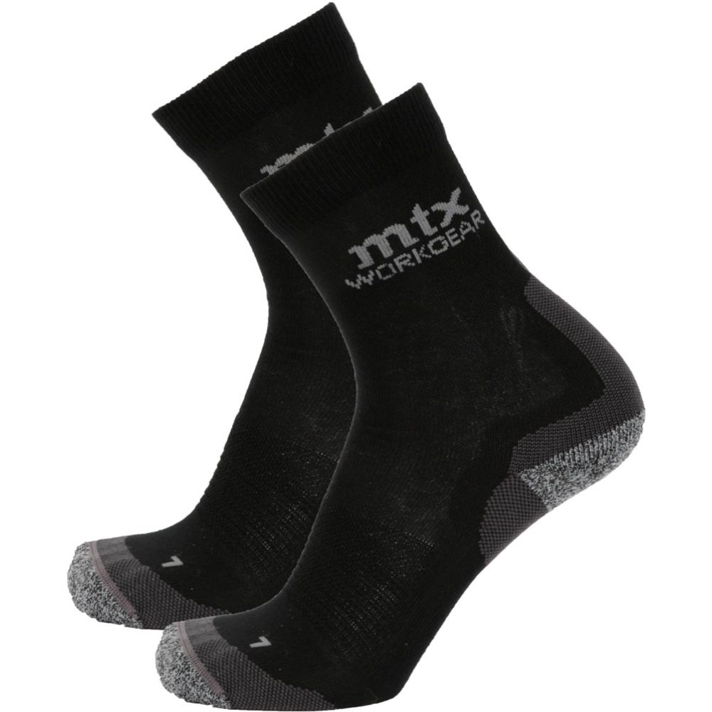 MTX Workgear tekniska coolmax-strumpor 2 par, 41-44