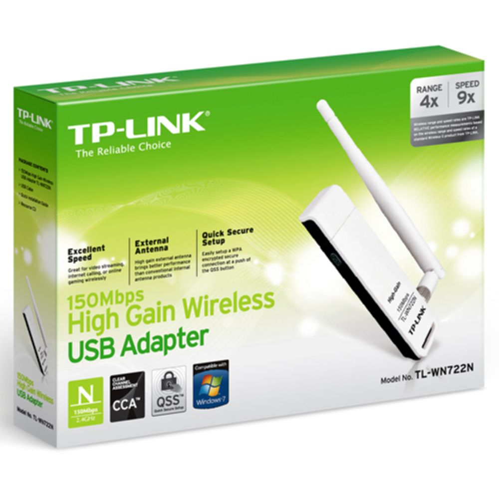 TP-LINK TL-WN722N USB WLAN adapter 802.11N 150 mbps
