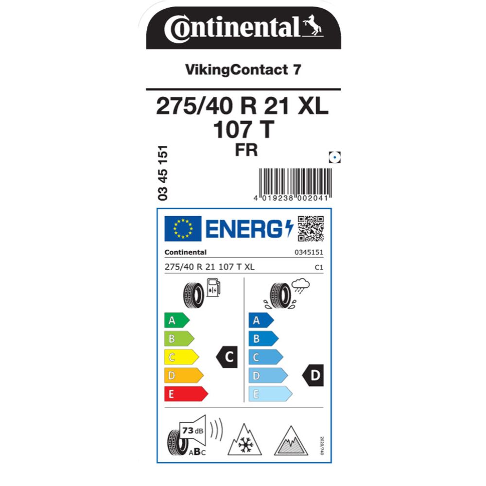 Continental VikingContact 7 275/40 R21 107T XL FR kitkarengas