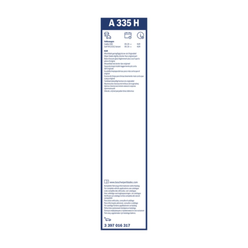 Bosch A335H takalasinpyyhin 33 cm