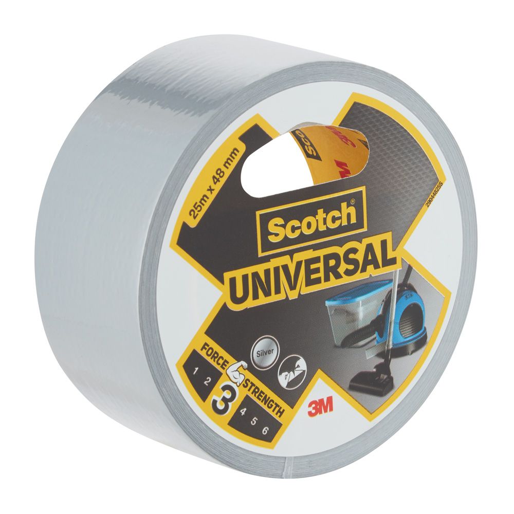 Scotch Universal ilmastointiteippi harmaa 25 m x 48 mm