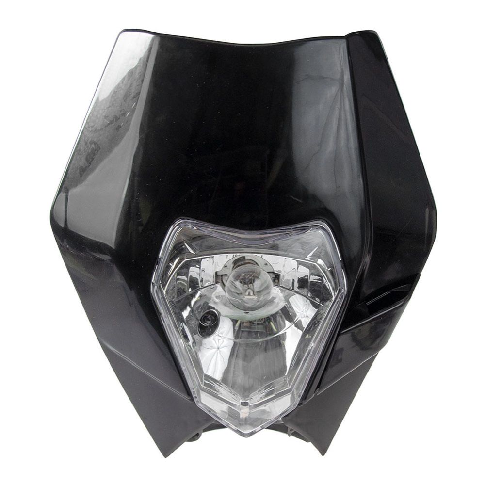 Forte universal framlampa svart