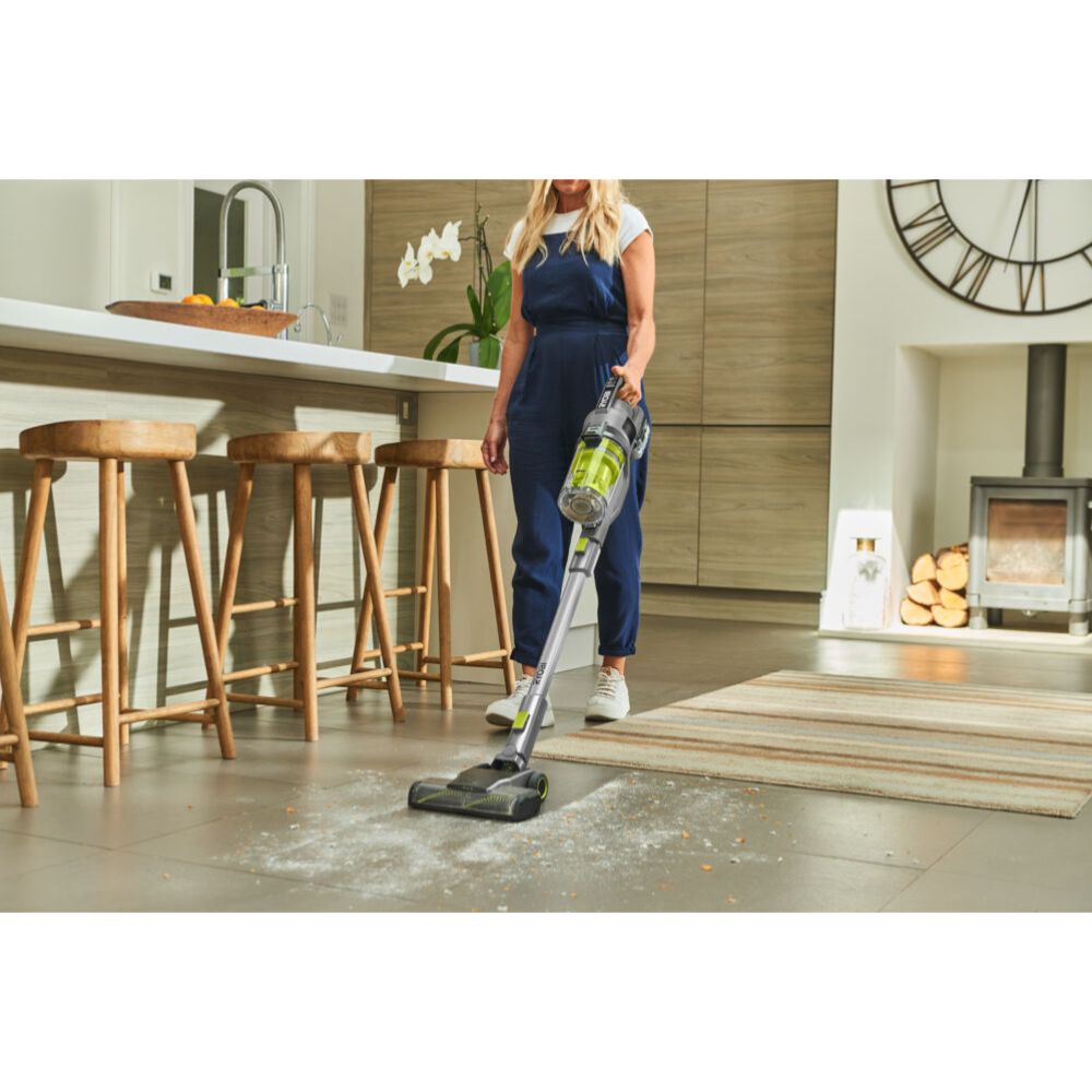 Ryobi ONE+ borstlös skaftdammsugare RSVS18-1X40GL (4,0 Ah)