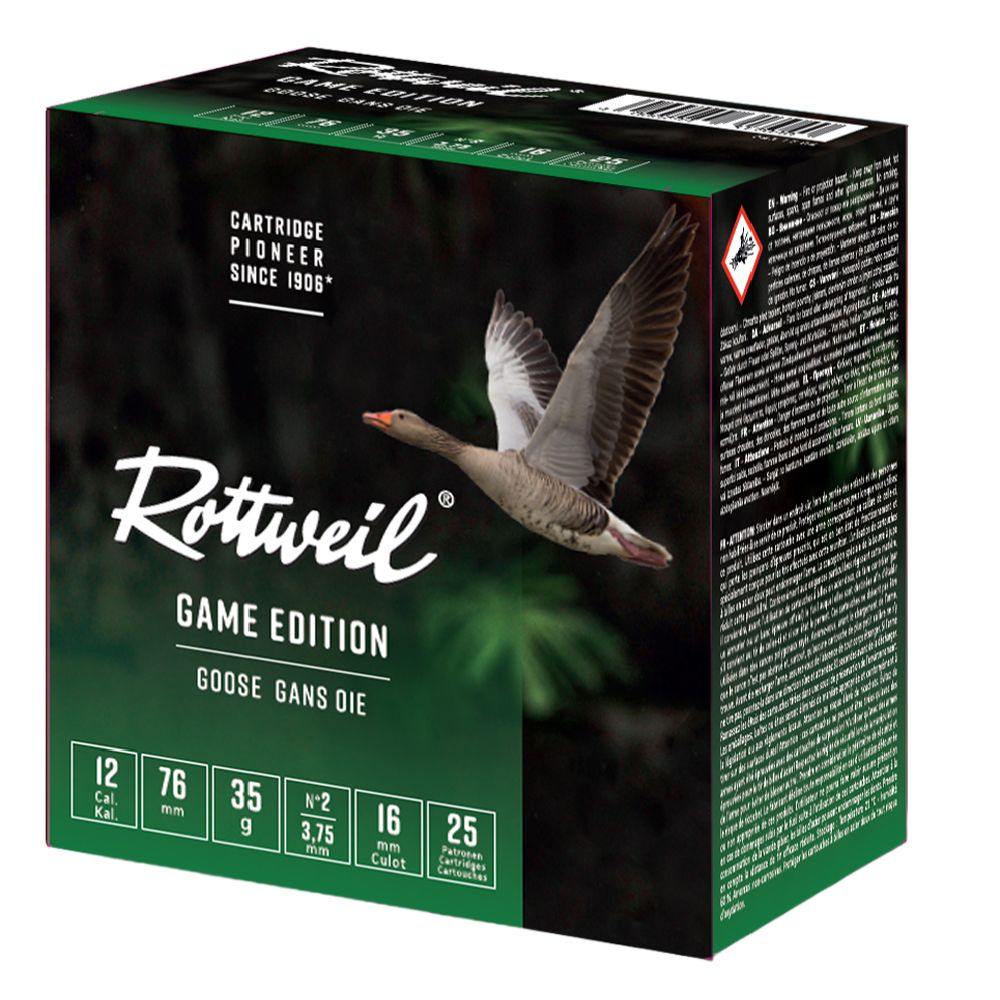 Rottweil Game Edition Goose 12/76 35 g #2 3.75mm 25 kpl