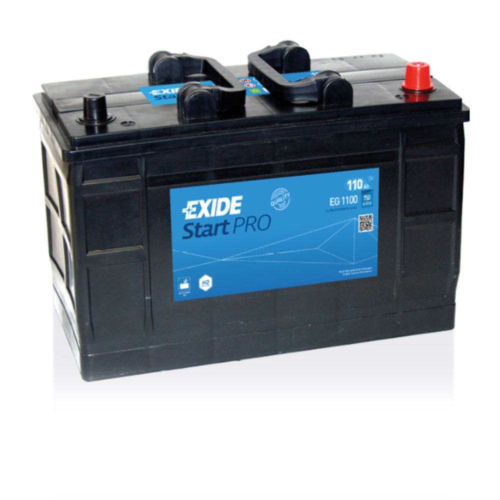 Exide EG1100 110 Ah / 750 A aku, P 349 x L 175 x K 235