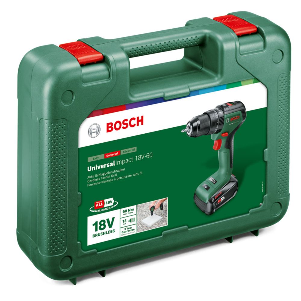 Bosch UniversalImpact 18 V-60 1 x 2,0 Ah akulööktrell