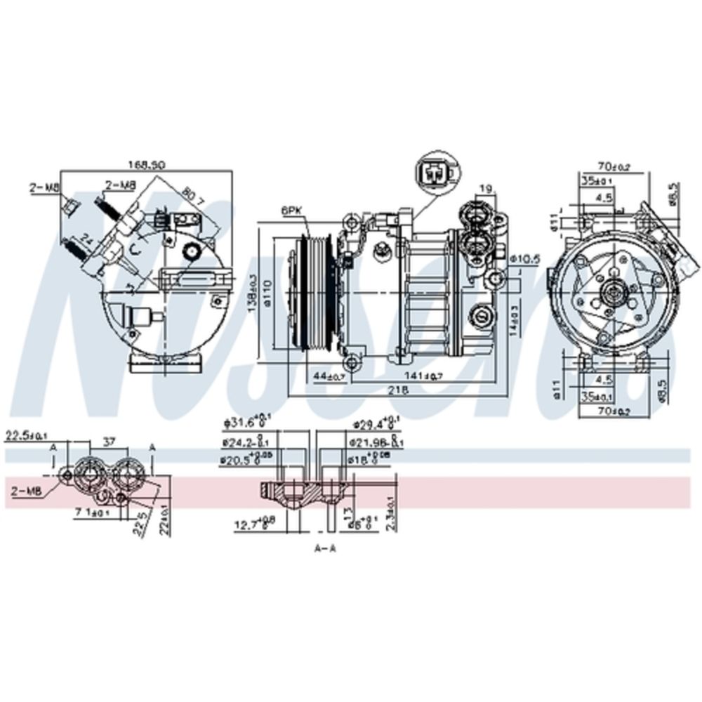 Ilmastointilaitteen kompressori 30-03544