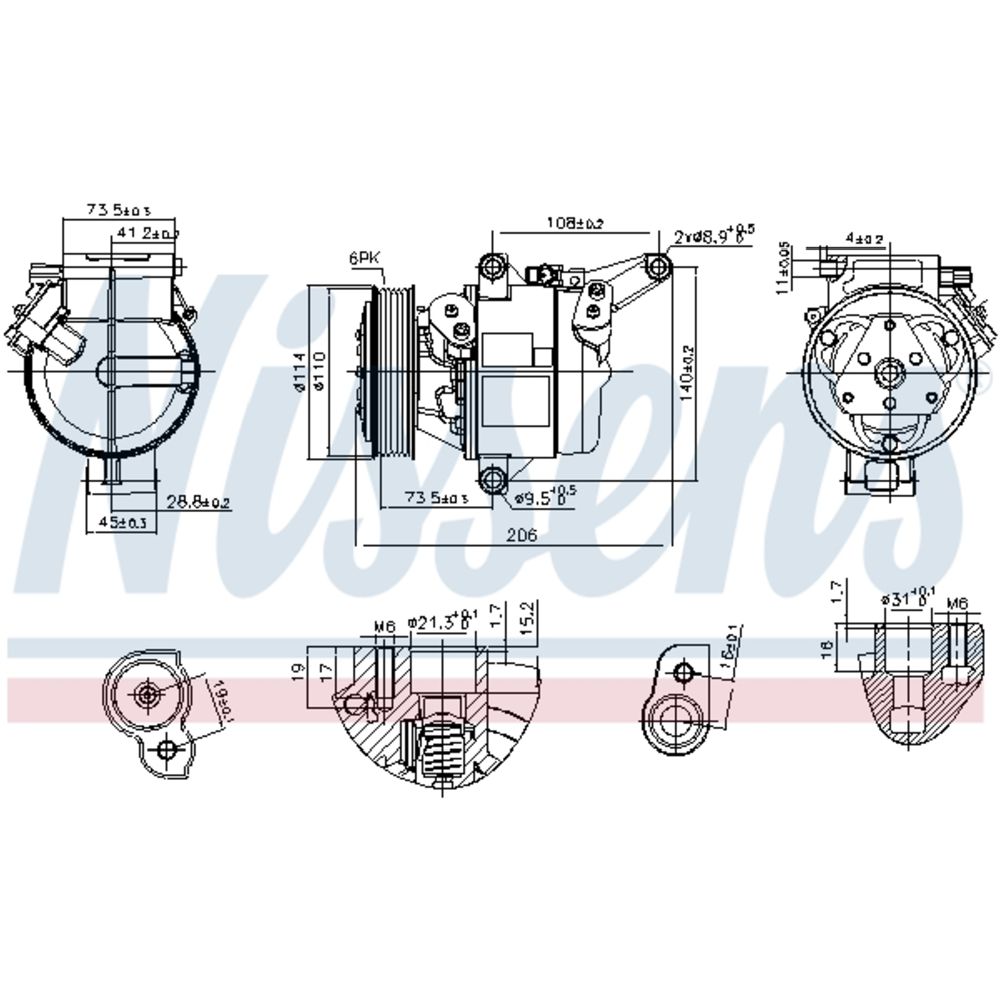 Ilmastointilaitteen kompressori 30-05103