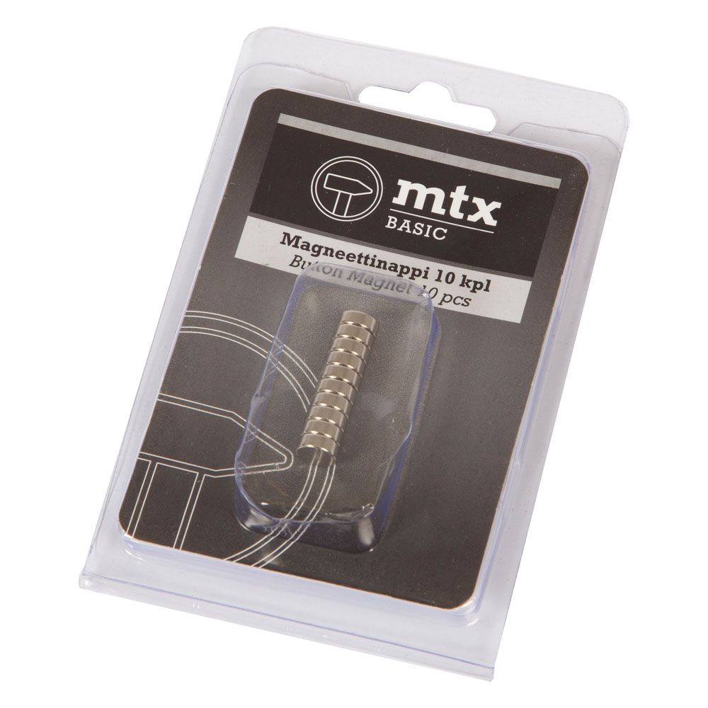 MTX Tools Basic magneettinappi 8 x 3 mm 10 kpl