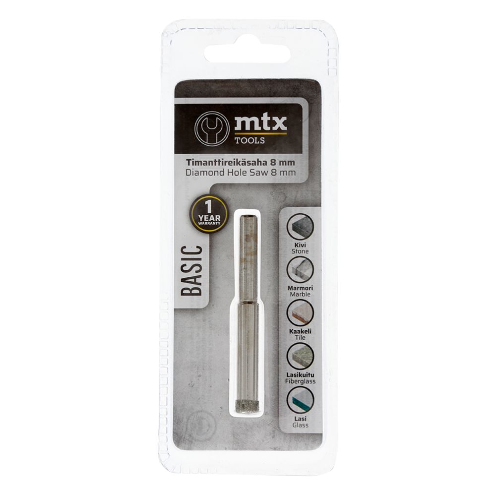 MTX Tools Basic timanttireikäsaha 8 mm