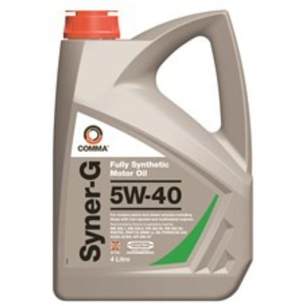 Comma Syner-G 5W-40 täyssynteettinen 4 l moottoriöljy