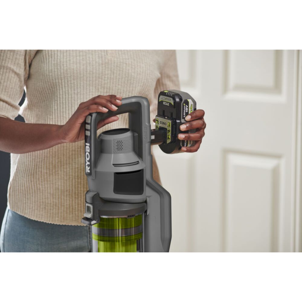 Ryobi ONE+ borstlös skaftdammsugare RSVS18-1X40GL (4,0 Ah)