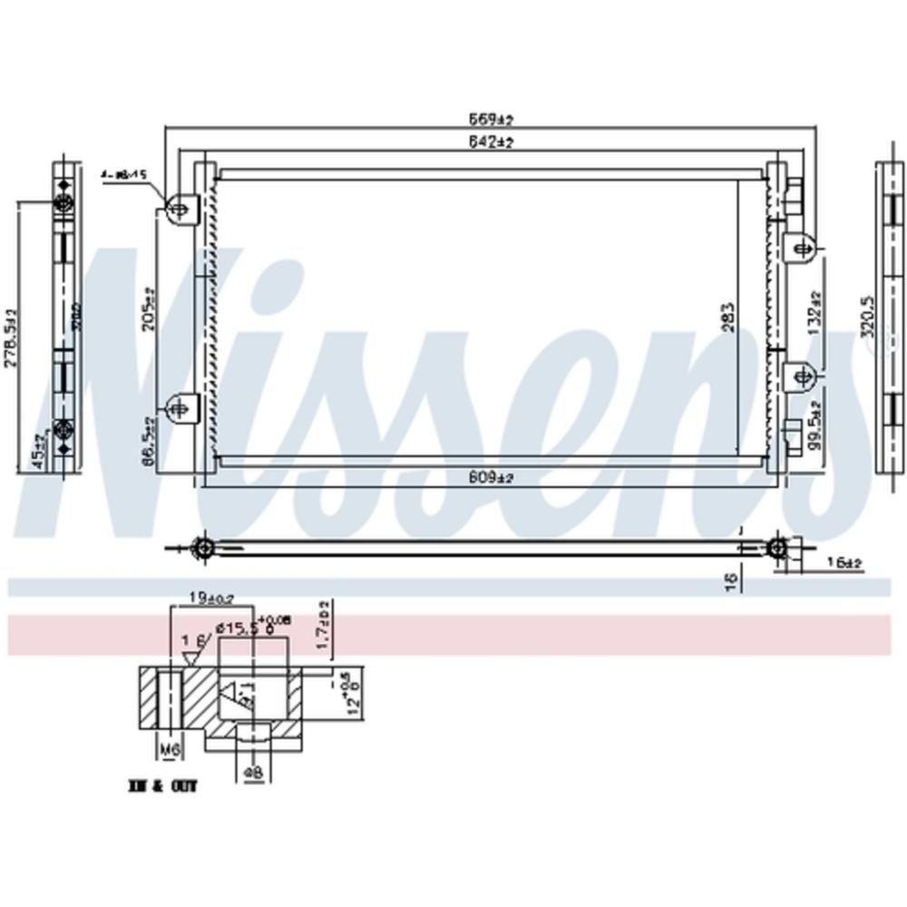 Ilmastointilaitteen lauhdutin 30-00189