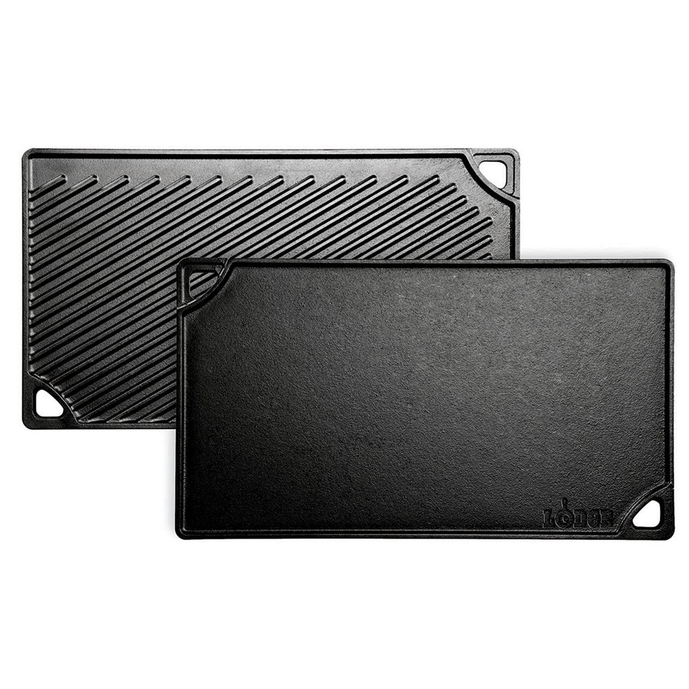 Lodge LDP3 stekplatta gjutjärn vändbar 42,5 x 24 cm
