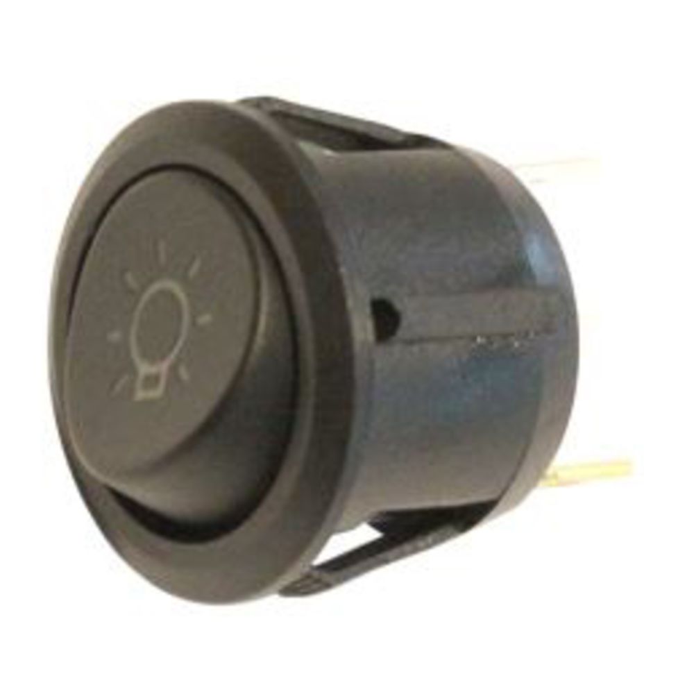 Keinukatkaisin 20mm sisävalolle, punainen led