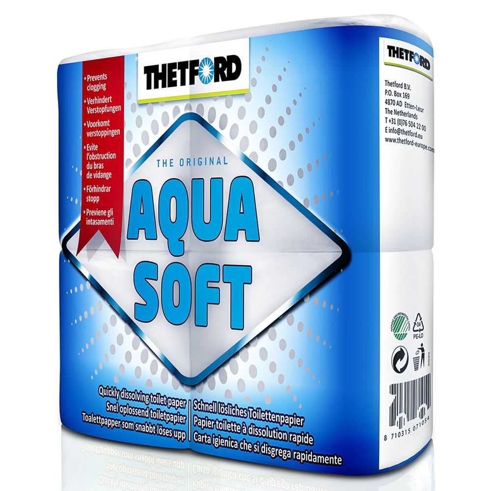 Thetford Aqua Soft WC-papper 4 rullar