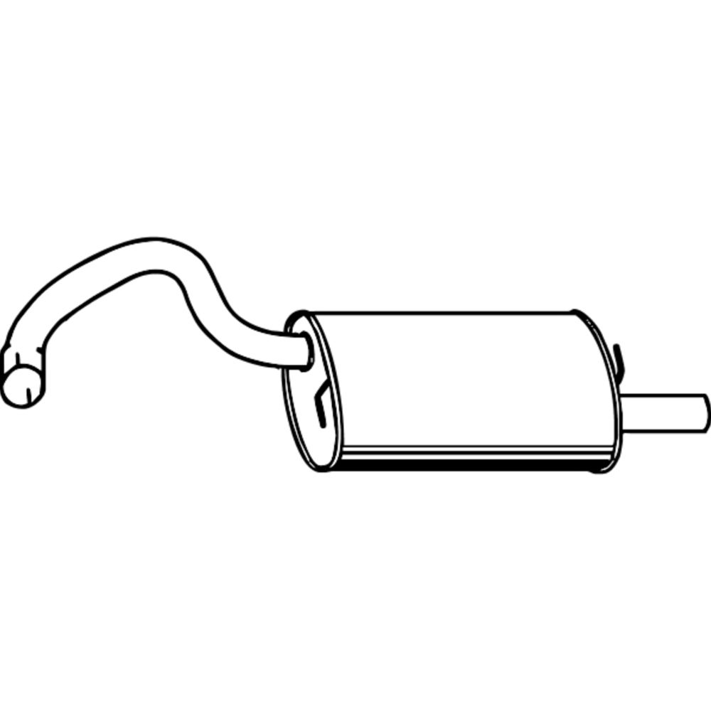 Takaäänenvaimentaja 14-1673