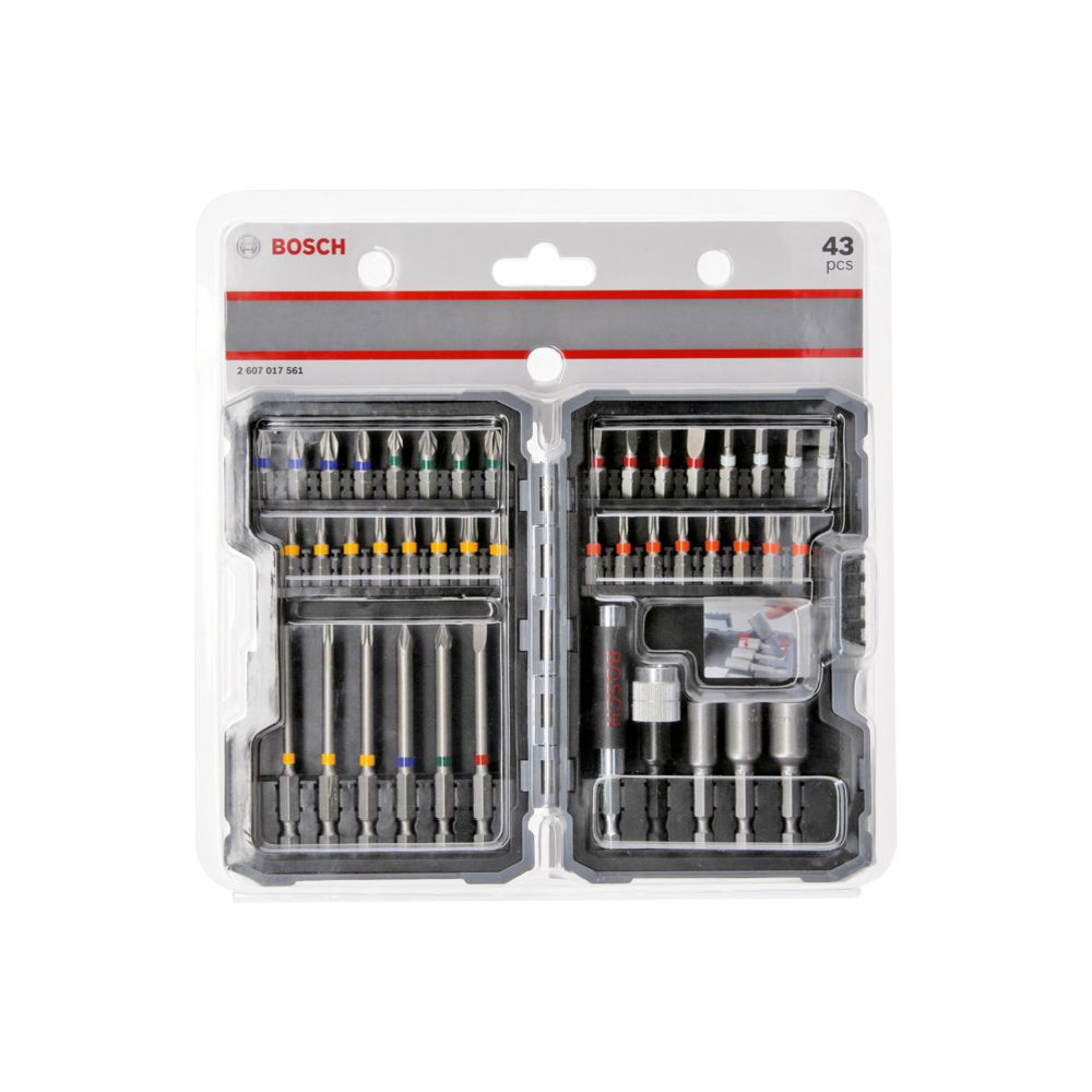 Bosch ruuvauskärkide komplekt, 43 osa