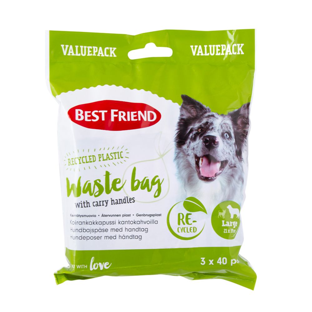 Best Friend hundbajspåse L 3 x 40 påsar