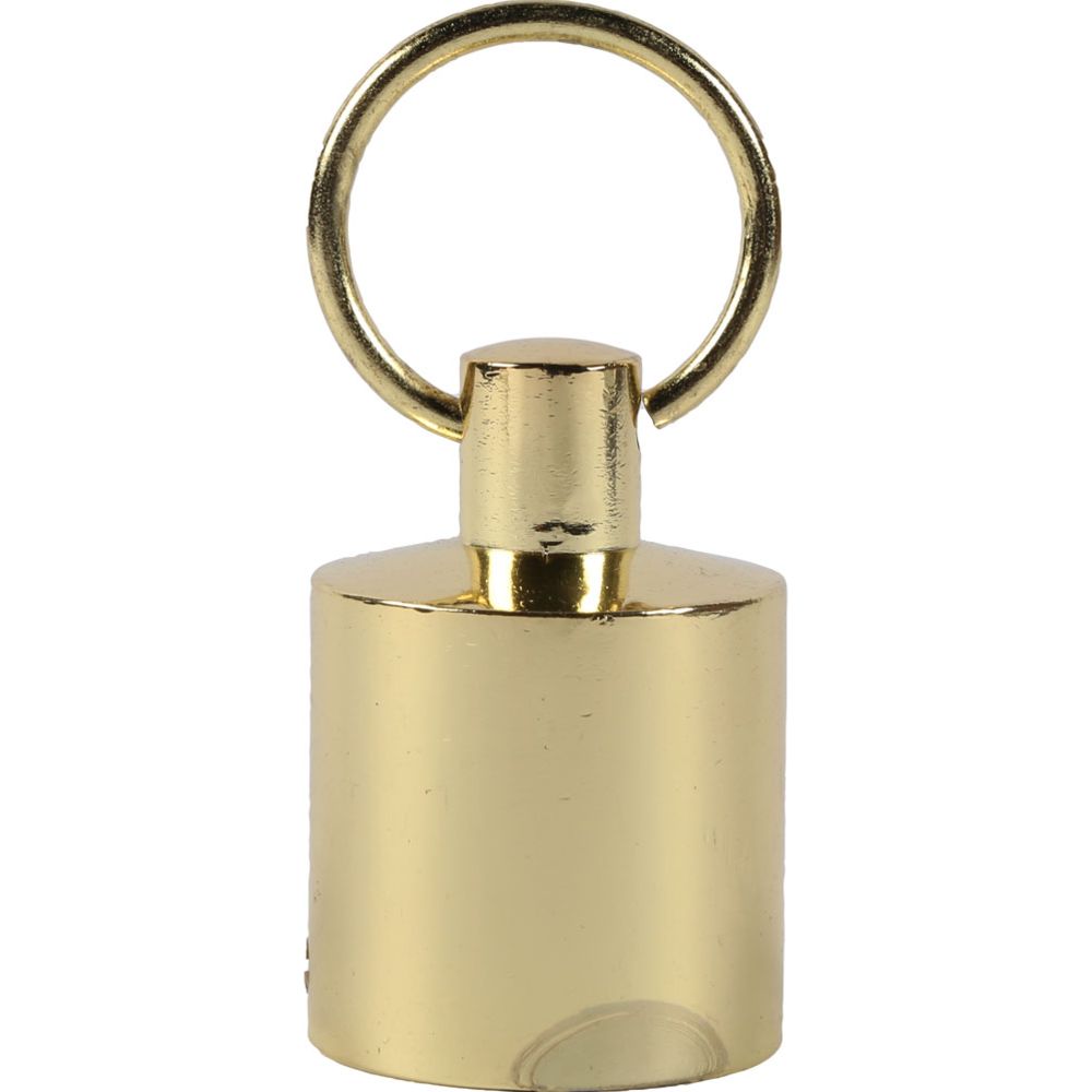 Naviquest kaideköyden päätehela 36 mm renkaalla, messinki
