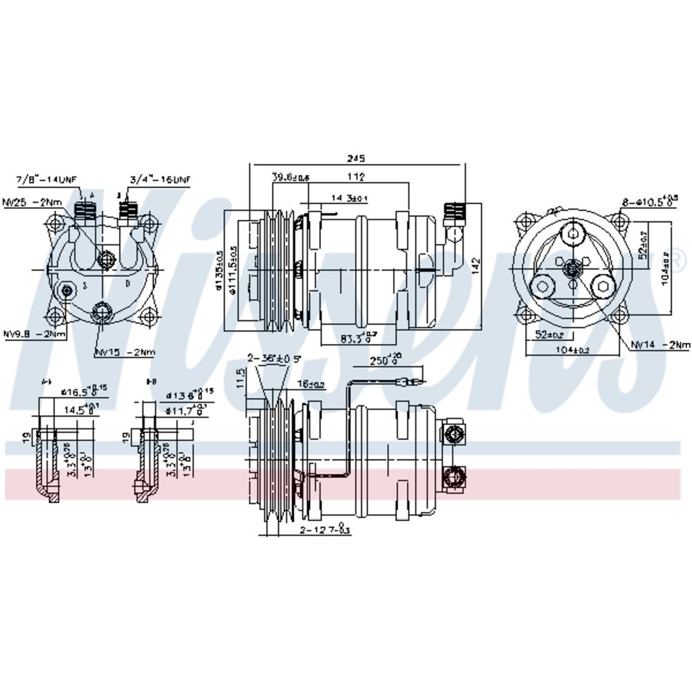 Ilmastointilaitteen kompressori 30-00194