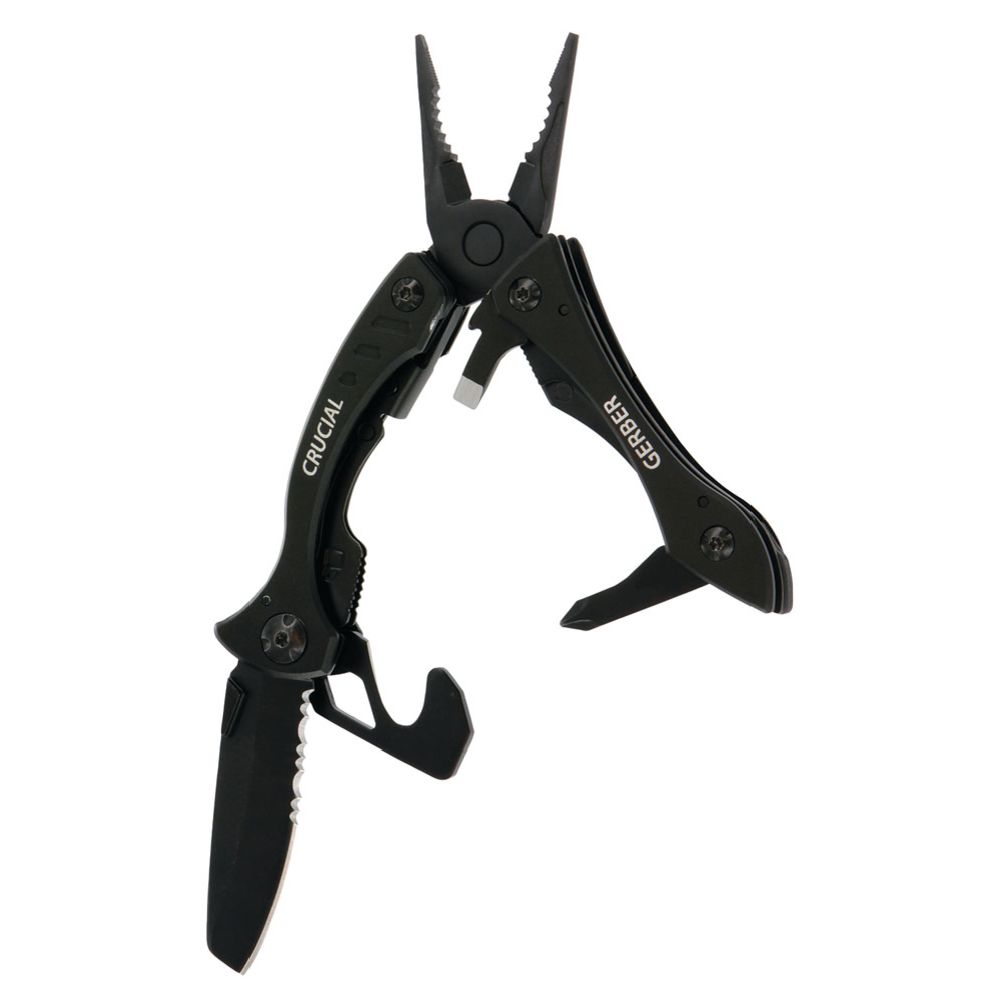 Gerber Crucial multiverktyg och remskärare