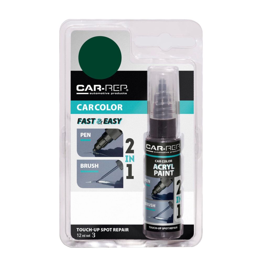 CAR-REP Touch-up reparationspenna 12 ml 126010 Green