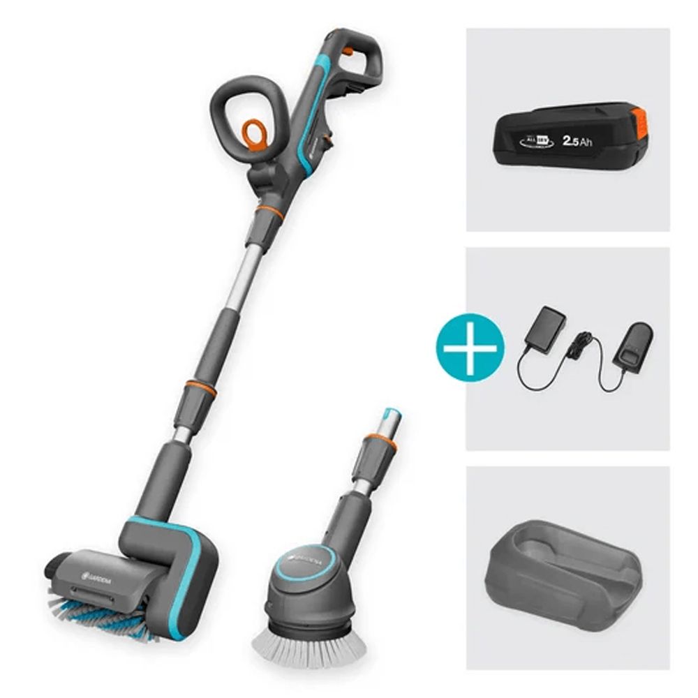 Gardena AquaBrush Universal akkuterassipesuri P4A
